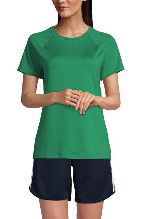 Lands' End School Uniform Short Sleeve Active Tee In Light Malachite