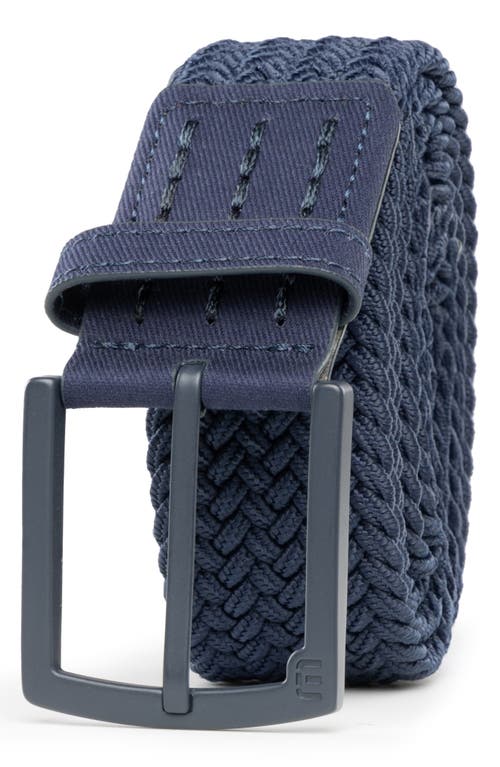 TravisMathew Grade 2.0 Braided Belt Blue Nights at Nordstrom,