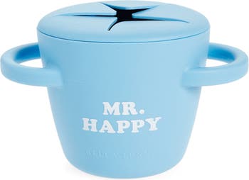 Bella Tunno Mr. Happy Happy Snacker Cup in Blue