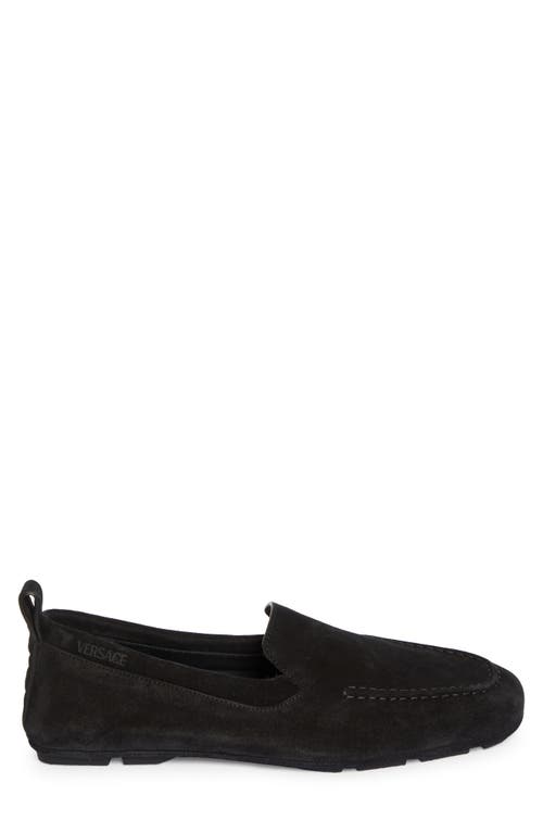 VERSACE VERSACE GRECA MOTIF DRIVING LOAFER 