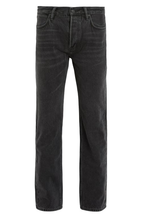 Shop Allsaints Reid Straight Leg Jeans In Black