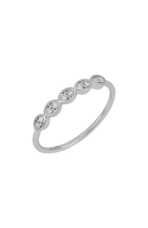 Bony Levy Monaco Diamond Stackable Ring 18K White Gold at Nordstrom,