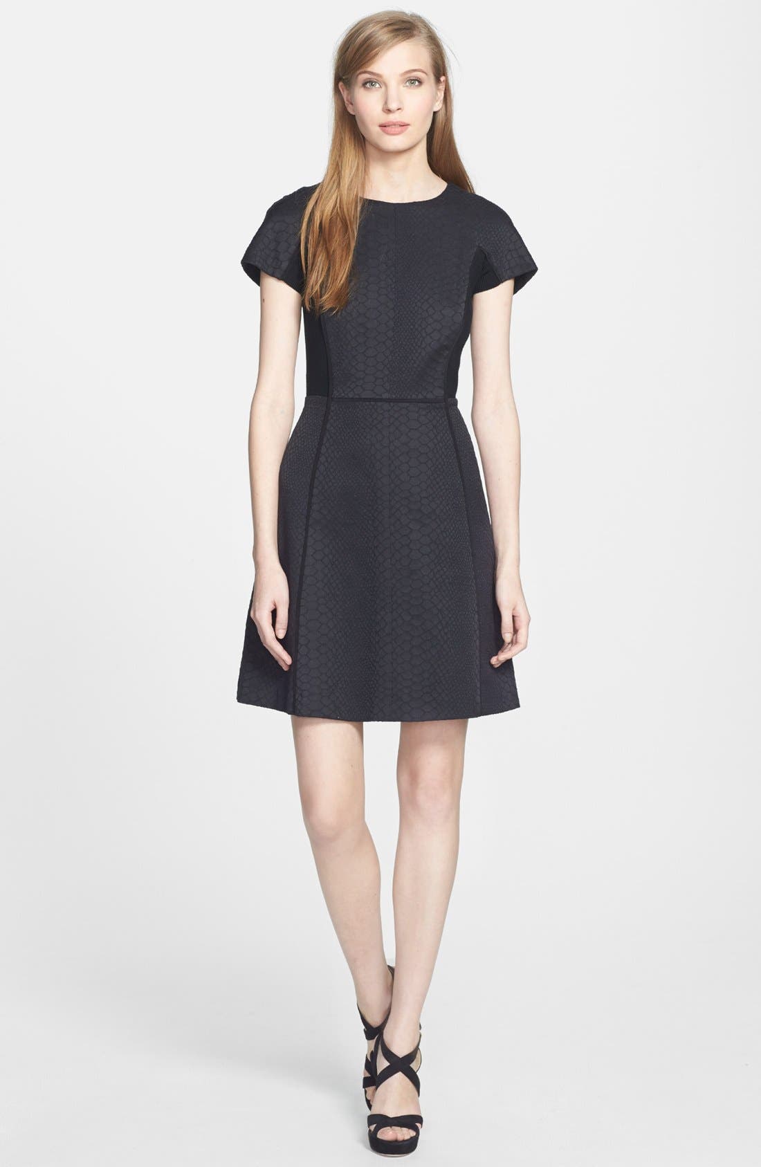 rebecca taylor fit and flare dress