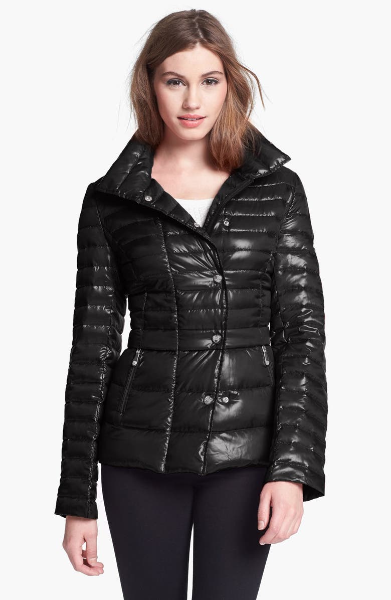Vince Camuto Asymmetrical Snap Front Down Jacket | Nordstrom