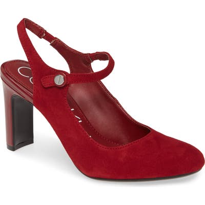 Calvin Klein Omaha Slingback Pump- Burgundy