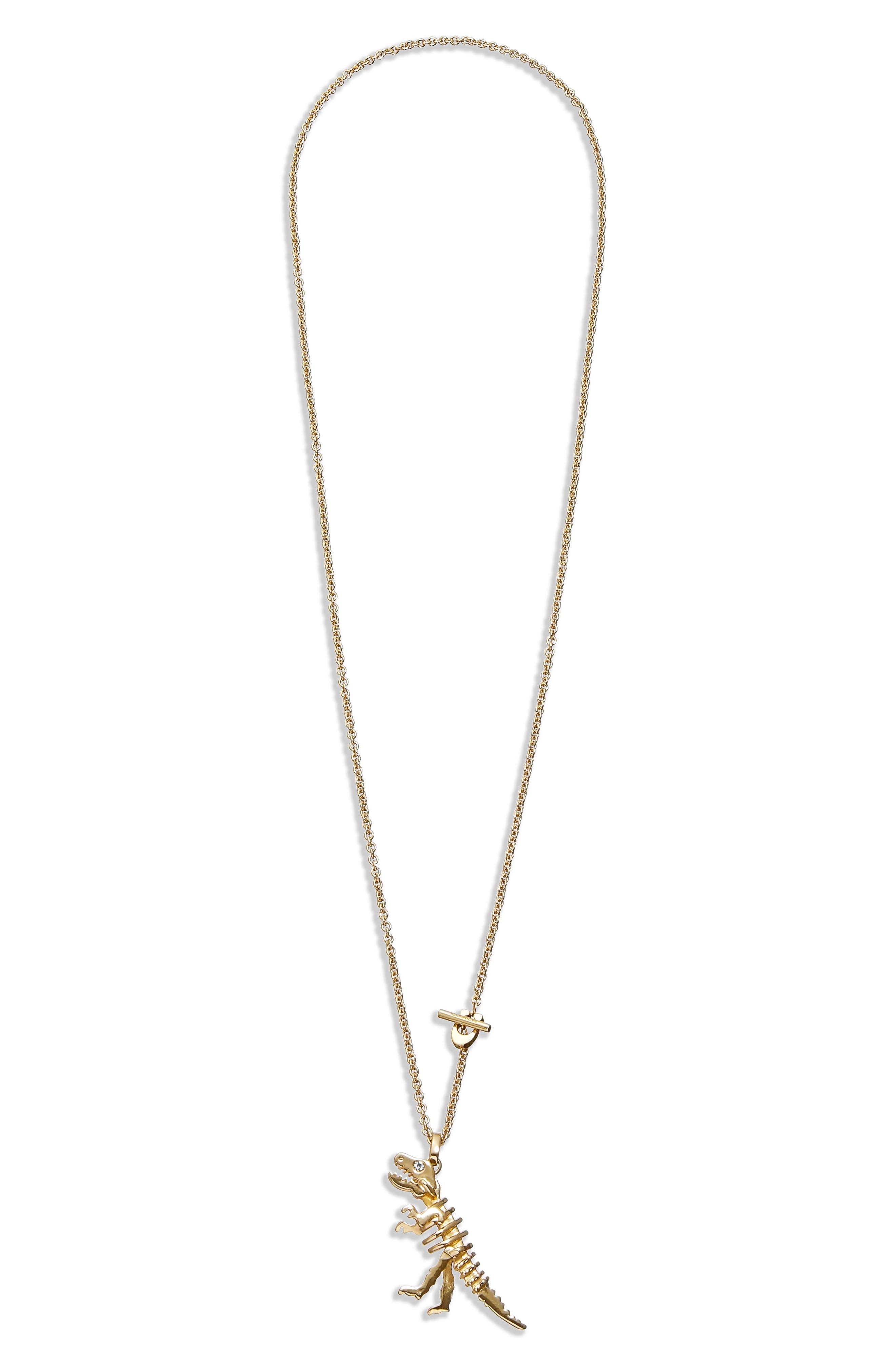 coach rexy cutout necklace