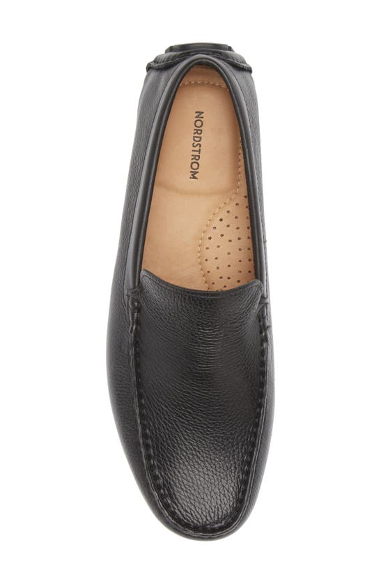 Shop Nordstrom Bend Venetian Driving Shoe In Black