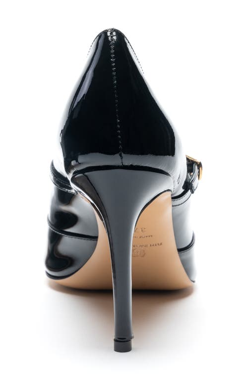 Bruno Magli Prima Pointed Toe Mary Jane Pump In Black Patent