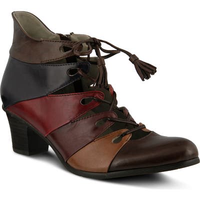 Spring Step Estrela Ghillie Bootie - Brown