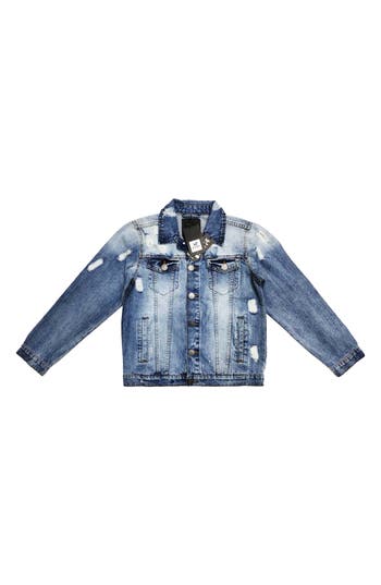 X-ray Xray Kids' Denim Jacket In Medium Blue