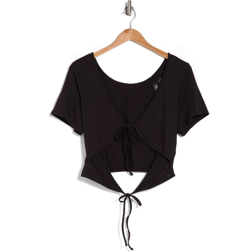 Volcom Had Me At Aloha Tie Top In Black
