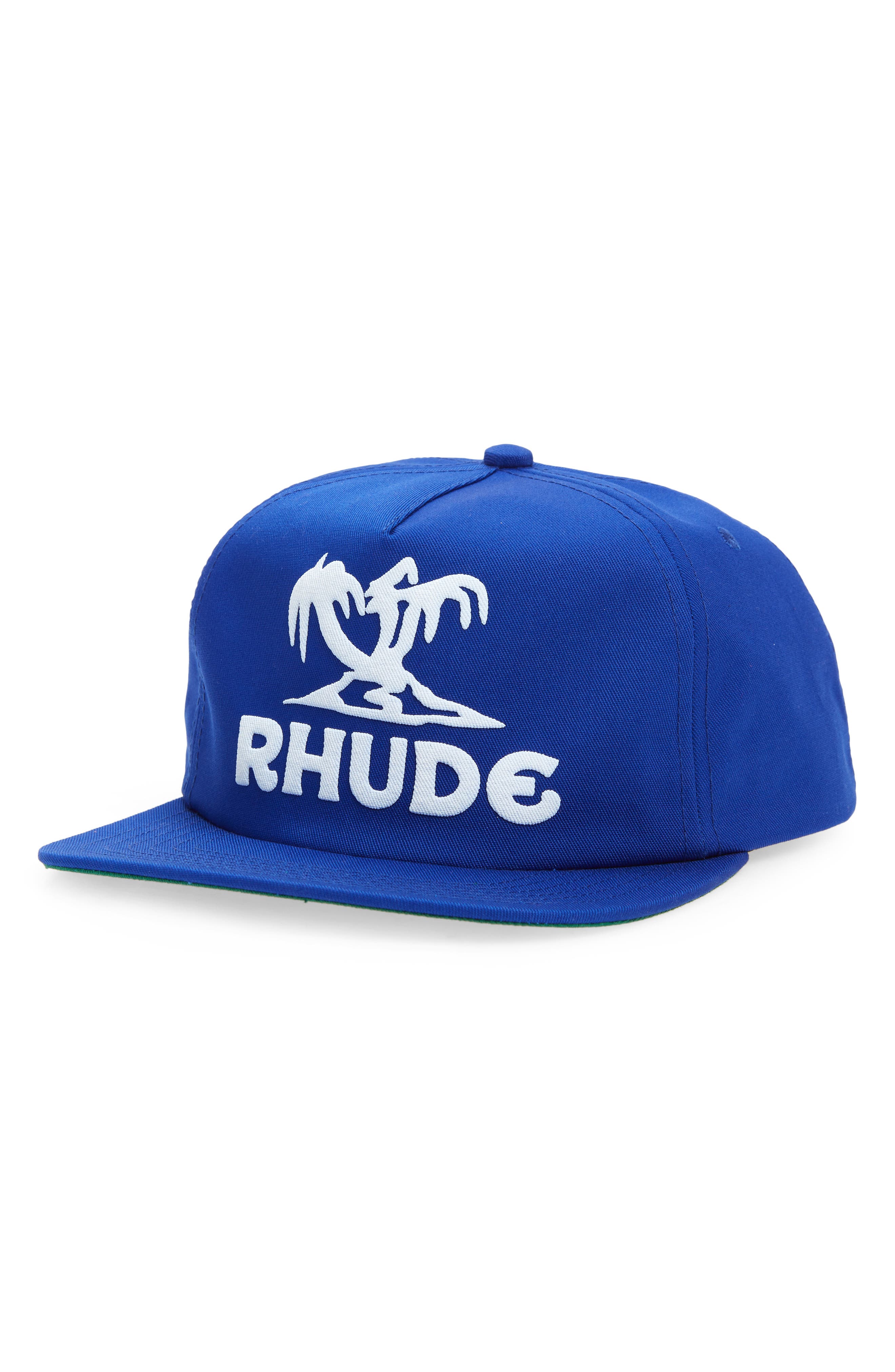 Rhude Palms Trucker Hat in Royal Blue at Nordstrom