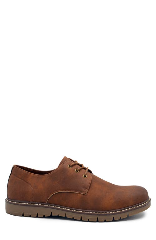 Aston Marc Manti 2 Mens Lace-up Faux Leather Oxfords In Tan