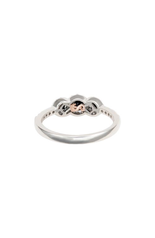 Suzy Levian Black Cubic Zirconia Ring In Black
