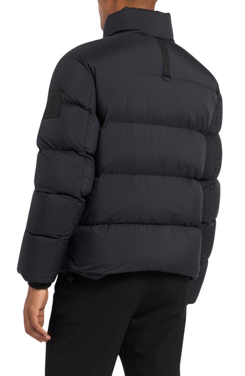 Shop Moose Knuckles King Reversible Quilted Down Puffer Jacket<br /> In Black