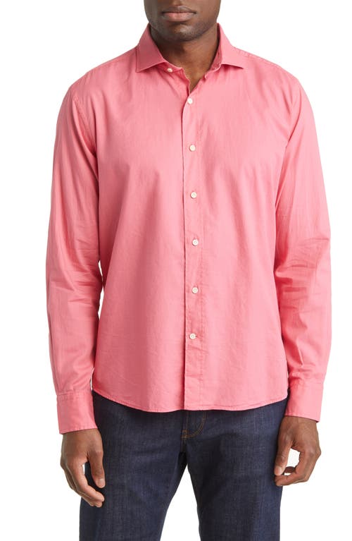 Peter Millar Crown Crafted Sojourn Garment Dye Button-Up Shirt at Nordstrom,