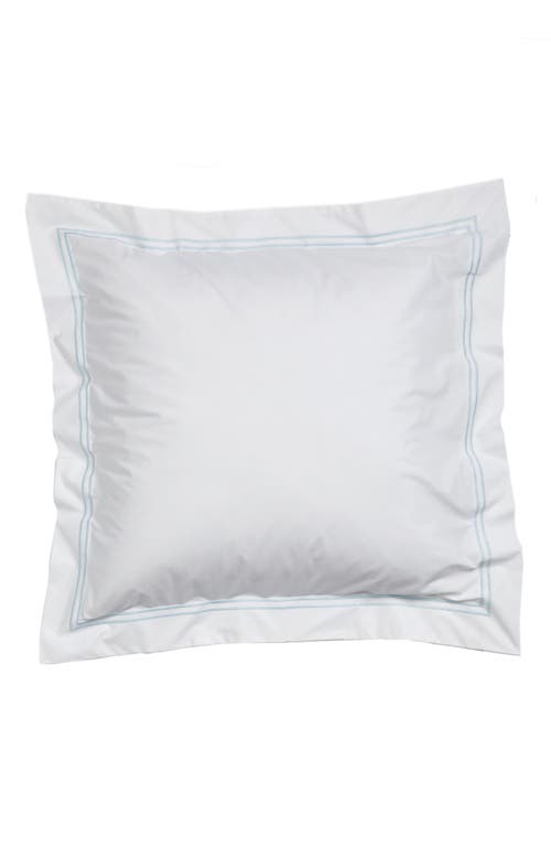 Shop Sferra Grande Hotel Euro Sham In White/blue