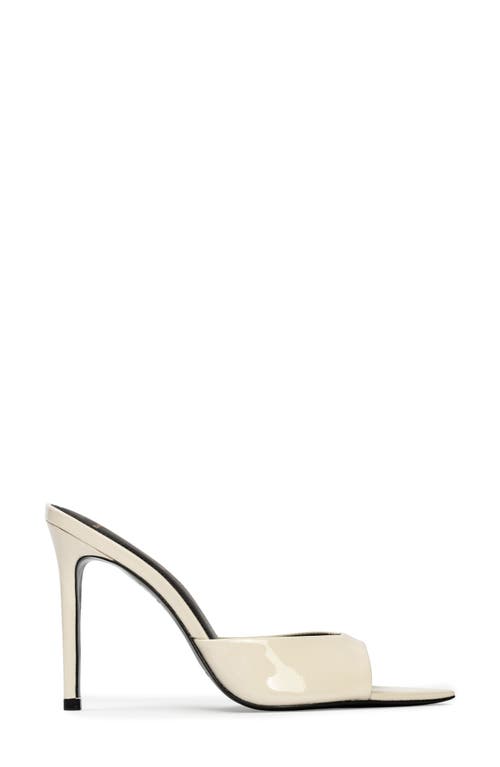 Black Suede Studio Bella Mule In Coconut