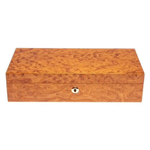 Shop Rapport London Heritage Five Watch Box In Burr Walnut