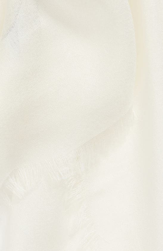 Nordstrom Cashmere & Silk Wrap In Ivory