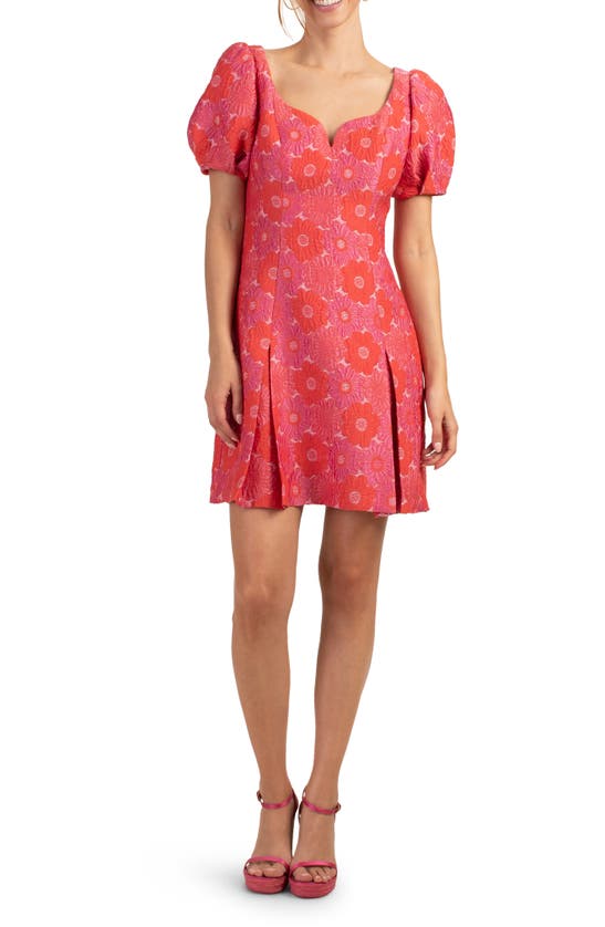 Trina Turk Devi Dress In Rojo Multi