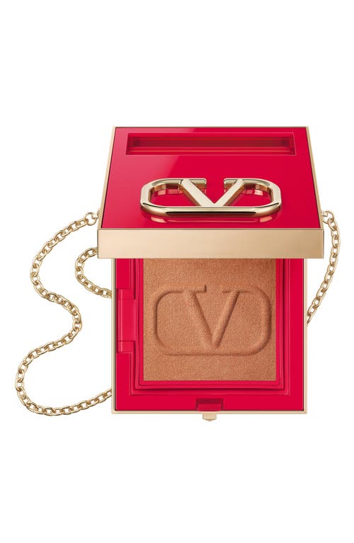 Valentino Go-Clutch Refillable Compact Finishing Powder in Deep at Nordstrom