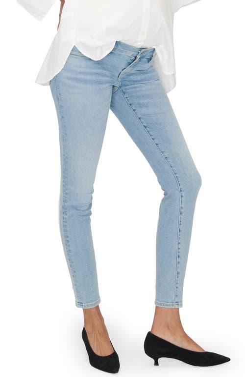 HATCH The Under The Bump Slim Maternity Jeans in Light Wash