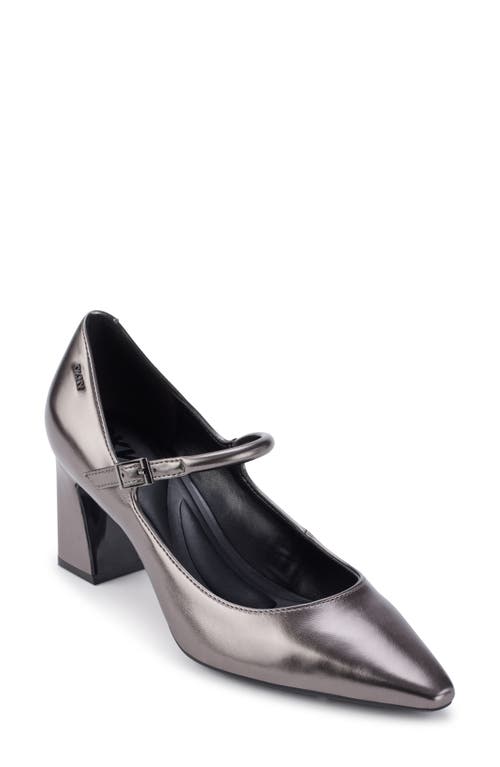 Dkny Samira Pointed Toe Mary Jane Pump In Graphite