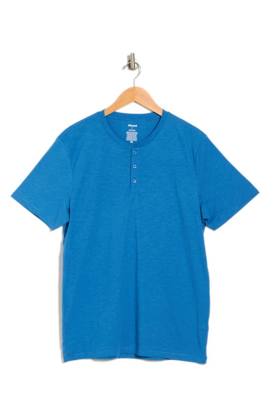 Abound Short Sleeve Henley T-shirt In Blue Vallarta