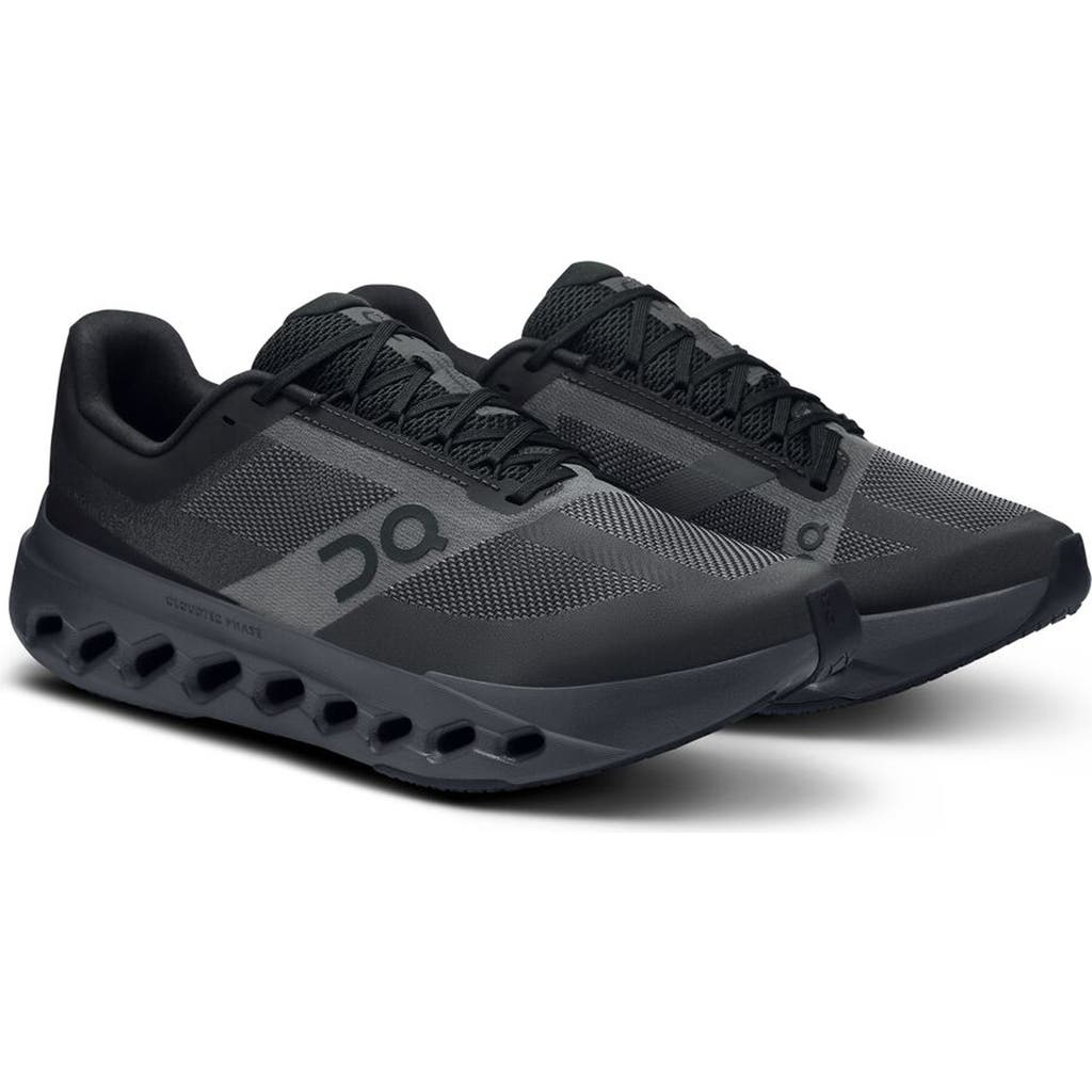 On Cloudsurfer Next Panelled Mesh Sneakers In Black