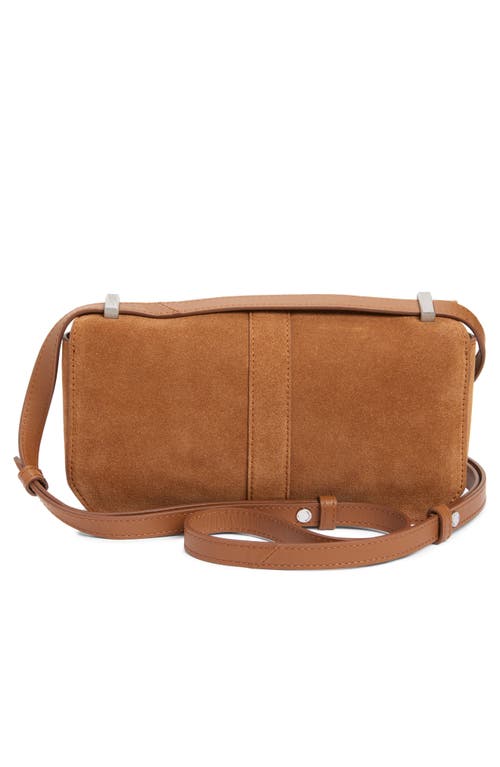 Shop Rag & Bone Max Convertible Shoulder Bag In Brown Suede