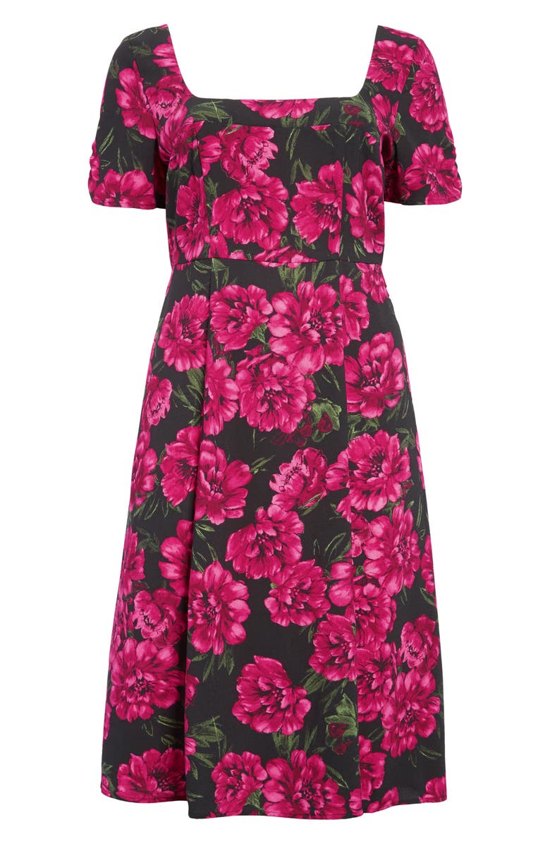 Leith Floral Square Neck Maxi Dress, Main, color, 