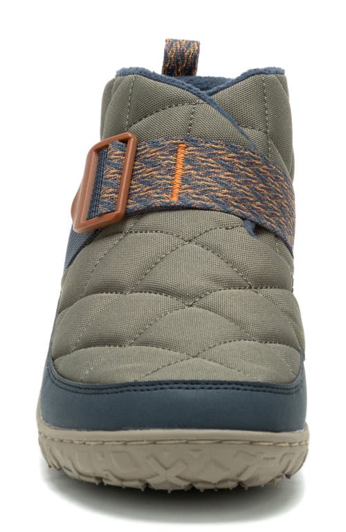 Chaco Ramble Rugged Puffer Slip-on In Dusty Olive