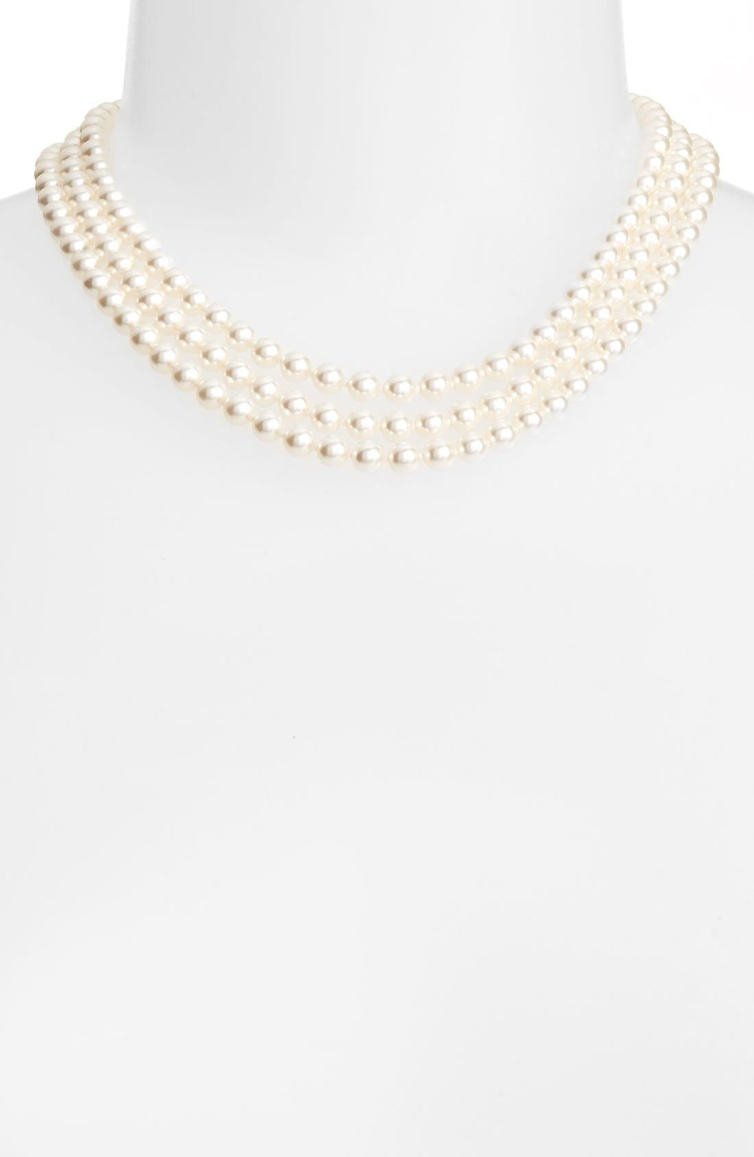 Nadri Multistrand Imitation Pearl Necklace Nordstrom