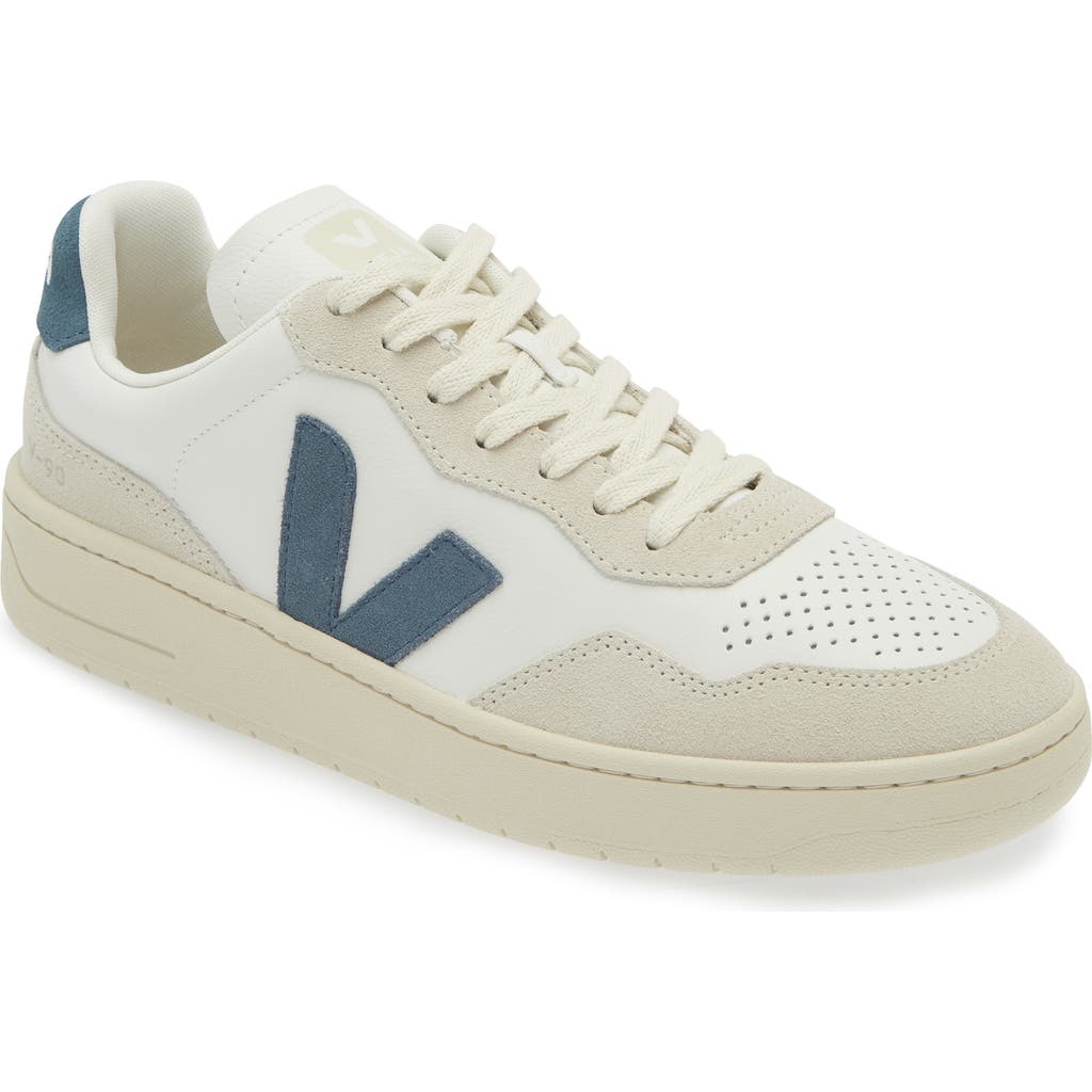Veja V-90 Vd2003845b Sneakers Mens White Leather Trainers Shoes Ver021 In Extra-white California