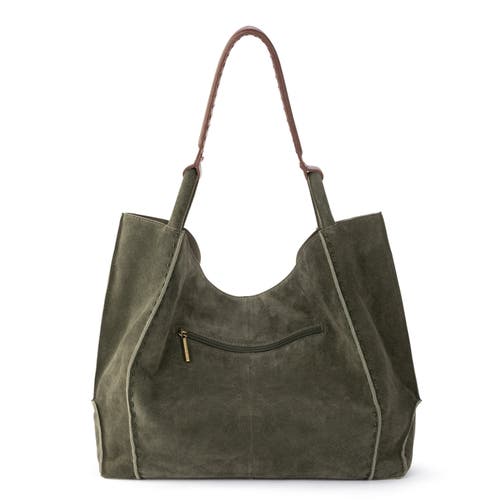 Shop The Sak Los Feliz Large Tote Bag In Moss Suede