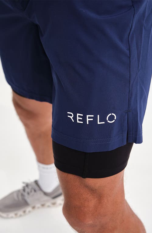 Shop Reflo Desna 2-in-1 Active Short In Medieval Blue