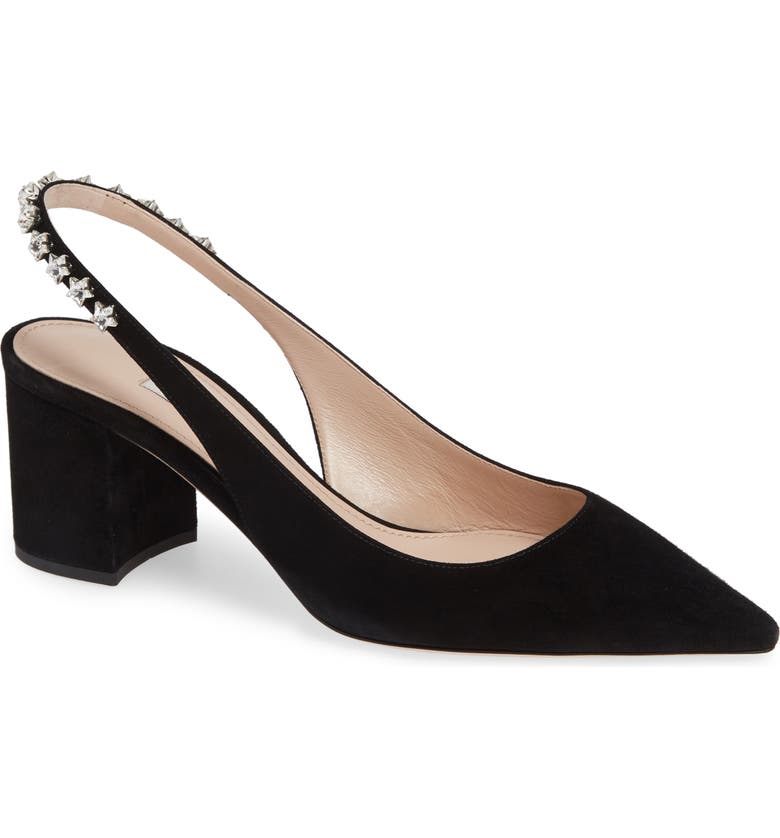 Miu Miu Jewel Star Slingback Pump (Women) | Nordstrom