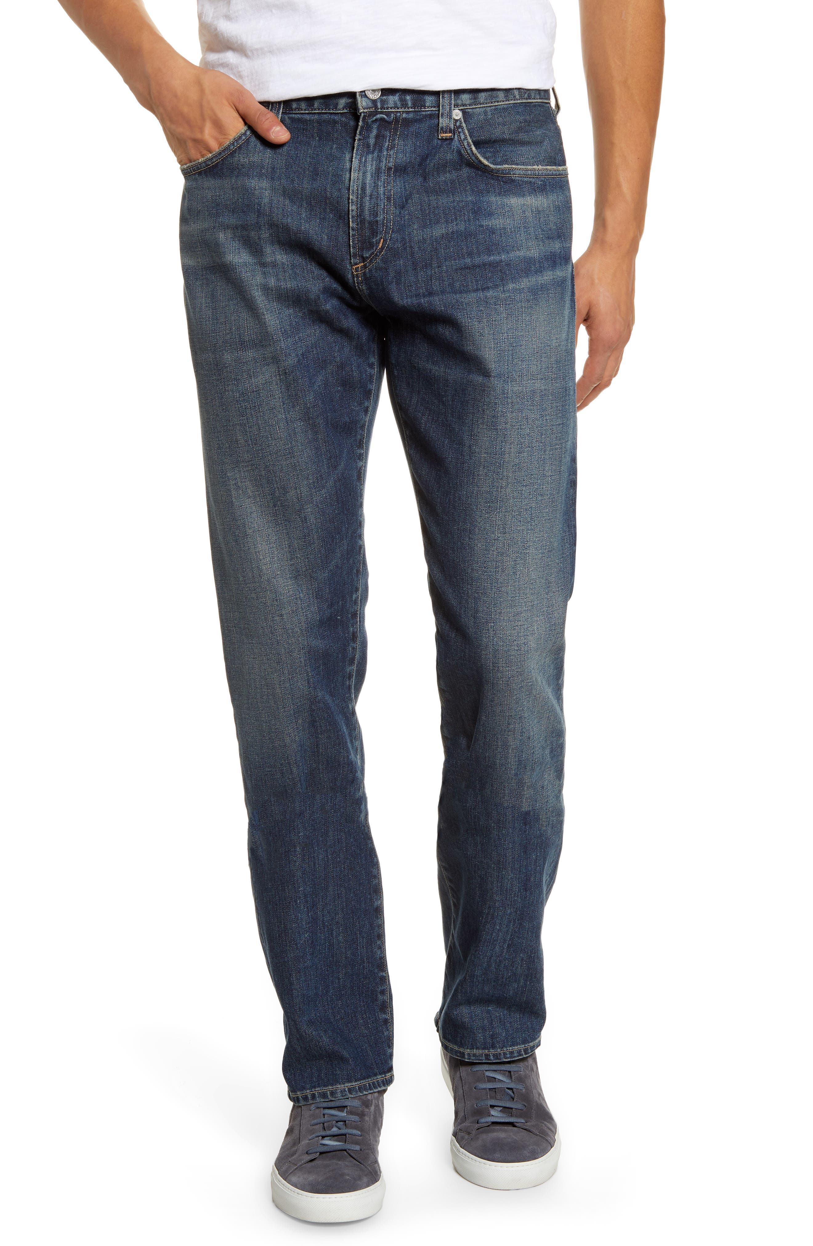 Citizens of Humanity Synthetic The Gage in Blue for Men Mens Clothing Jeans Straight-leg jeans 