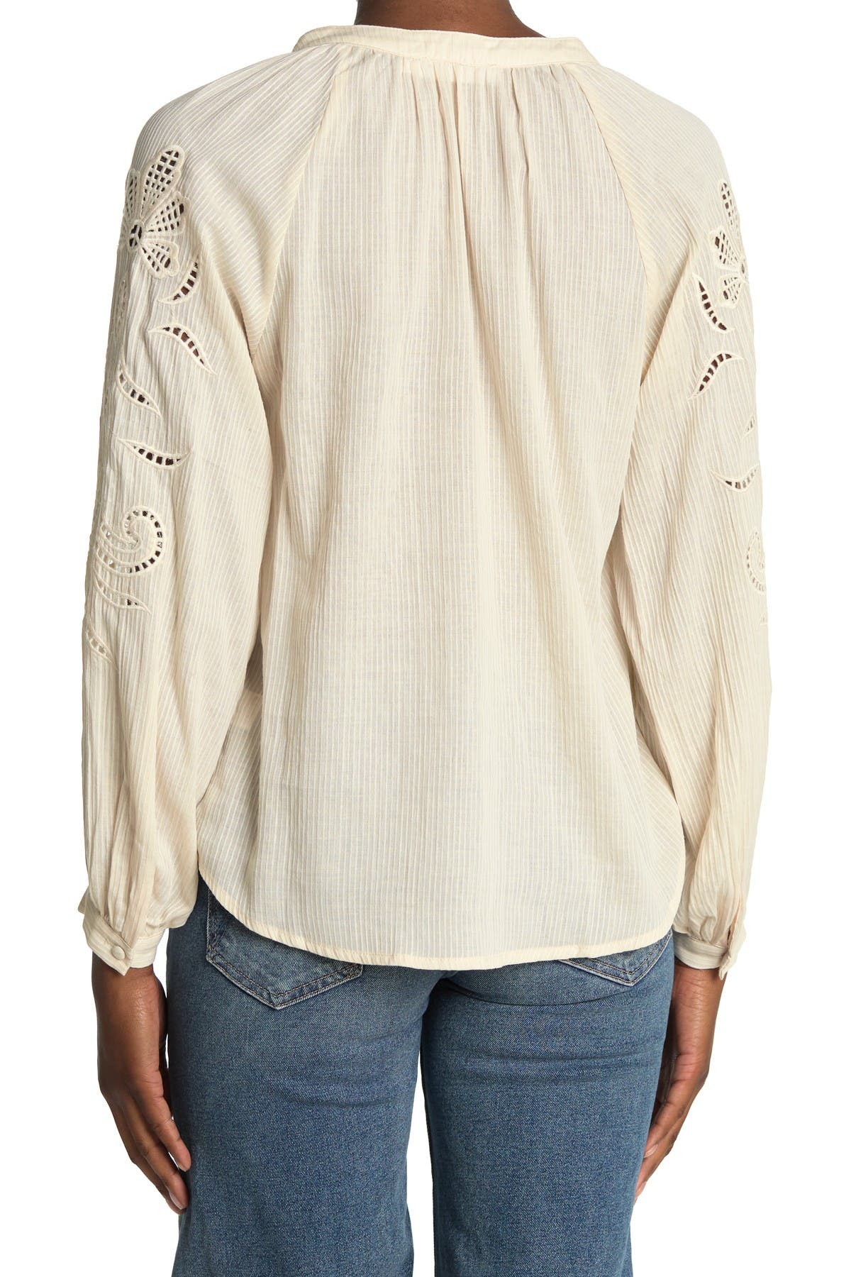 madewell raglan peasant shirt