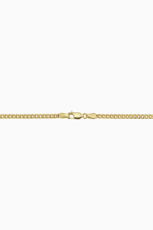 ORADINA ORADINA 14K GOLD ESTATE CUBAN NECKLACE