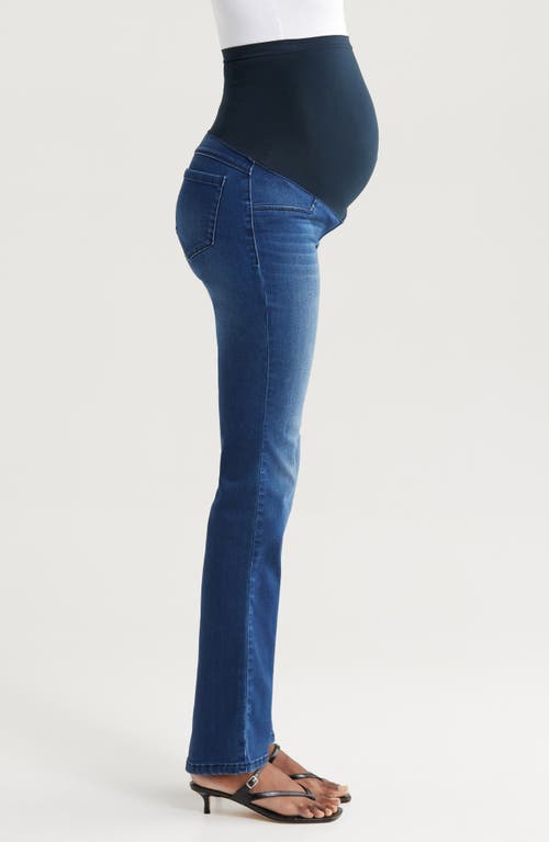 Shop 1822 Denim Bellyband Better Butter Slim Straight Leg Maternity Jeans<br /> In Lanie