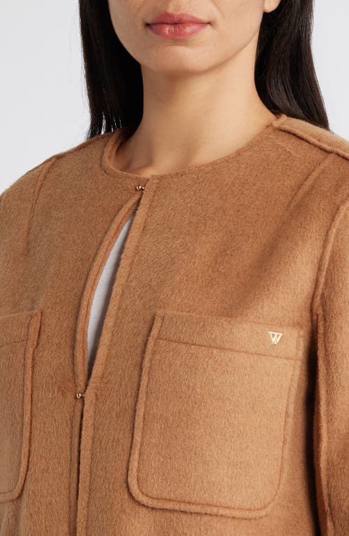 Wit & Wisdom Shoulder Dart Coat In Candy Yam