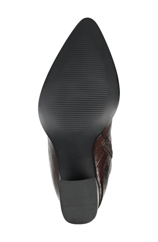 Journee Signature Laila Leather Boot In Brown