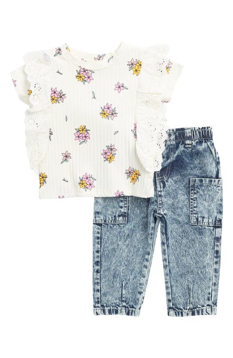 Buy Jessica Simpson toddler girls 10 pcs printed underwear white pink grey  Online