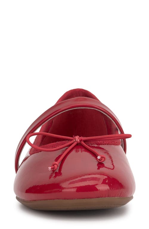 Jessica Simpson Azalina Mary Jane Flat In Red Muse