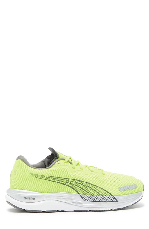 Shop Puma Velocity Nitro™ 2 Running Shoe In Lime Squeeze-castlerock