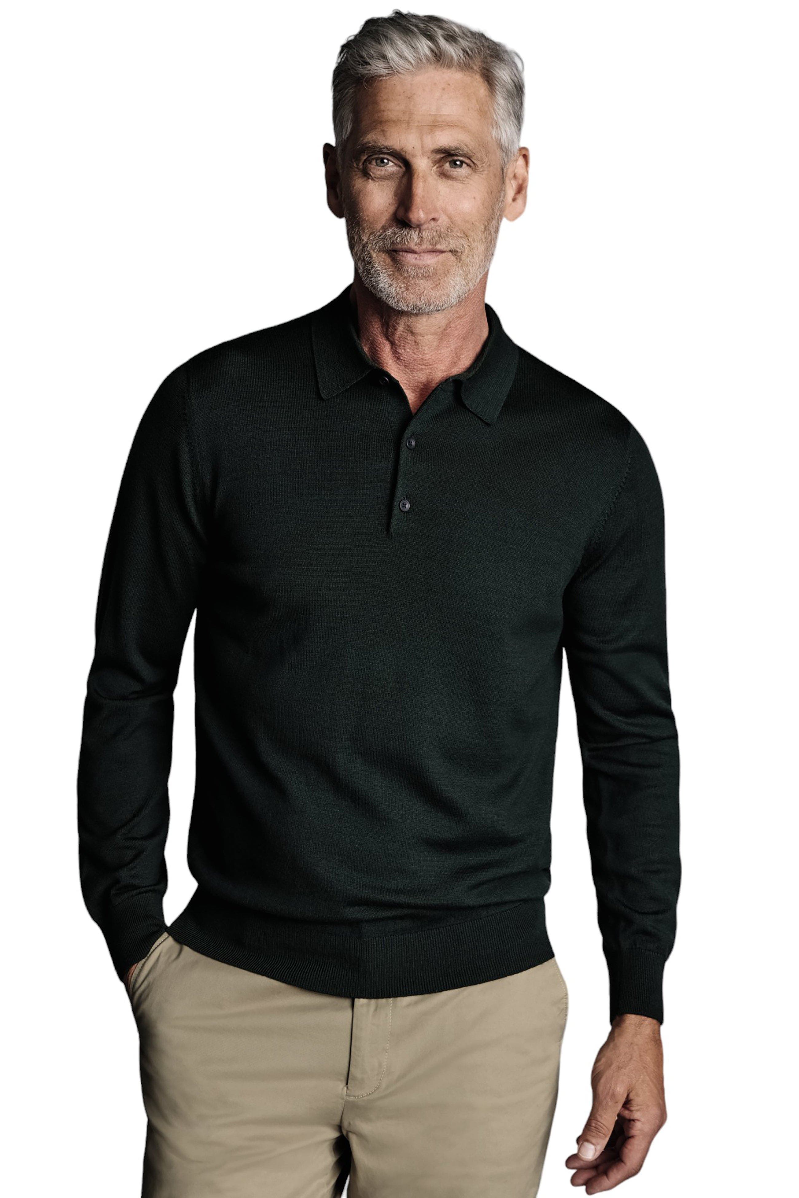 Charles Tyrwhitt Pure Merino Polo Neck Sweater | Nordstrom