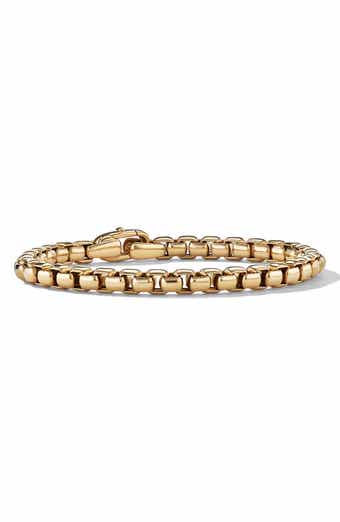 David Yurman Bel Aire Chain Bracelet in 18K Yellow Gold 4mm