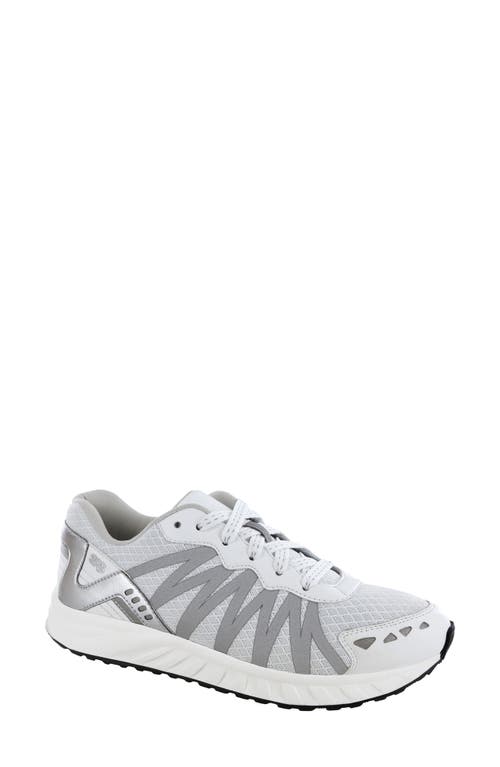 Sas Tempo Trainer In White/silver